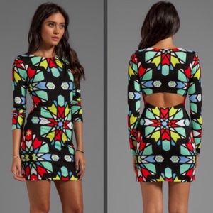 Mara Hoffman Longsleeve Kaleidoscope Bodycon Dress
